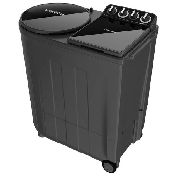 Whirlpool 8.5KG 5 Star Semi-Automatic Washing Machine with Turbo Lint Filter and Faster Drying, Grey Dazzle, Ace Turbo Dry Xtraa