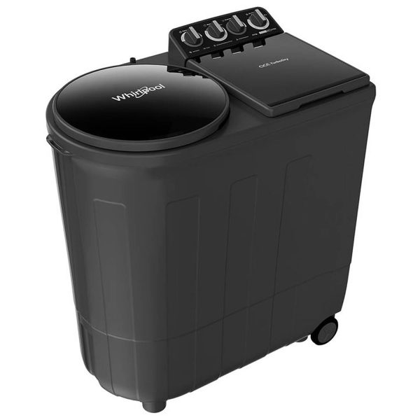 Whirlpool 8.5KG 5 Star Semi-Automatic Washing Machine with Turbo Lint Filter and Faster Drying, Grey Dazzle, Ace Turbo Dry Xtraa