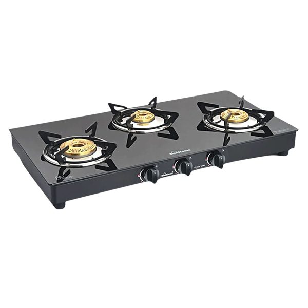 Sunflame, LPG Stove Prime XL SS, 3 Brass Burner