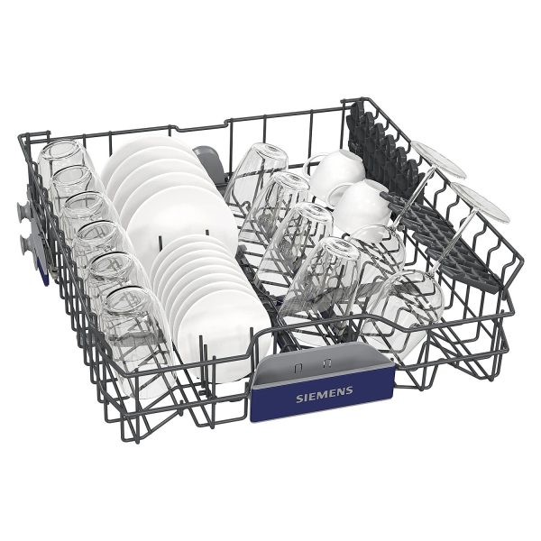 Siemens iQ500 Drive Motor, 16 Place Settings Free-Standing Dishwasher, Vario Speed Plus, Anti-Fingerprint, Brushed Steel, SN25HI00MI