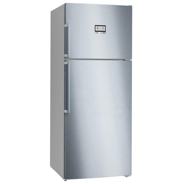 Bosch 4 Star 542 Litre 6 Series No-Frost Double Door Refrigerator, Vita Fresh, 13 hour Storage Period of Power Failure, Brushed steel, (KDN76AID0I)