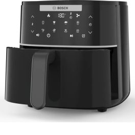 Bosch 1350 Watts Cripsmaxx Air Fryer 4L, With Touch Panel, Smart Integrated System, With Adjustable Grid With 6 Preset+ Preheat And Keep Warm Function, Black, MAF240B0IN
