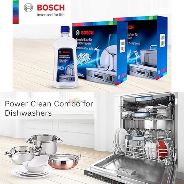 Bosch Dishwasher Essential Combo Pack Dishwasher - Detergent, Salt and Rinse Aid