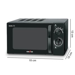 Kenstar Dura Chef 20 Litre 700W Solo Microwave Ovenwith 30 Min Timer (Black Color), KM20SSLN