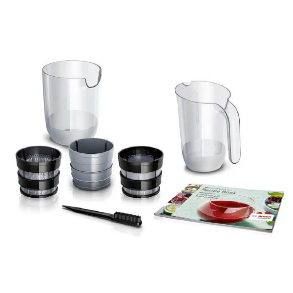 Bosch Lifestyle 150-Watt Cold Press Slow Juicer, Gentle squeezing technology, Black, MESM731M