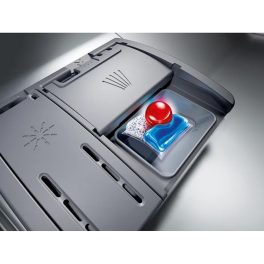 Siemens iQ500 Drive Motor, 14 Place Settings Free-Standing Dishwasher, Vario Speed Plus, Anti-Fingerprint, Brushed Steel, SN25II00KI