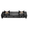 Sunflame LPG Stove GT Crown BK, 2 Brass Burner