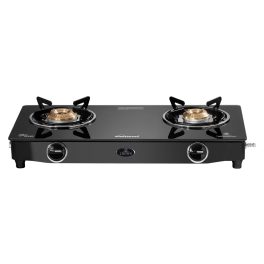 Sunflame LPG Stove GT Crown BK, 2 Brass Burner