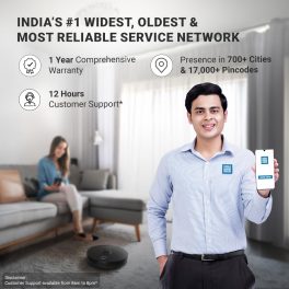 Eureka Forbes Robo Vacuum Cleaner with 5 Hour Run Time, Smart App Control, Auto Bin and 65 Days of Hand Free Cleaning, Black, Smart Clean