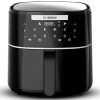 Bosch 1350 Watts Cripsmaxx Air Fryer 4L, With Touch Panel, Smart Integrated System, With Adjustable Grid With 6 Preset+ Preheat And Keep Warm Function, Black, MAF240B0IN