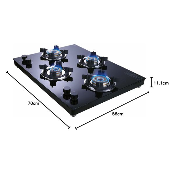 ELICA Cooktop Mat ONYX 694CT VETRO 2JBK