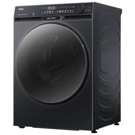 Haier 12 kg 5 Star Inverter Fully Automatic Front Load Washing Machine , AI Colorful Touch Panel, Wi-Fi, Direct Motion Motor, Black, HW120-DM14F9BKU1