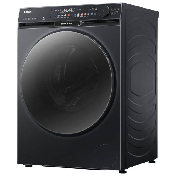 Haier 12 kg 5 Star Inverter Fully Automatic Front Load Washing Machine , AI Colorful Touch Panel, Wi-Fi, Direct Motion Motor, Black, HW120-DM14F9BKU1
