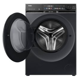 Haier 12 kg 5 Star Inverter Fully Automatic Front Load Washing Machine , AI Colorful Touch Panel, Wi-Fi, Direct Motion Motor, Black, HW120-DM14F9BKU1
