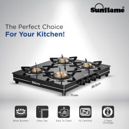 Sunflame ,LPG Stove GT Jumbo 4B DJ