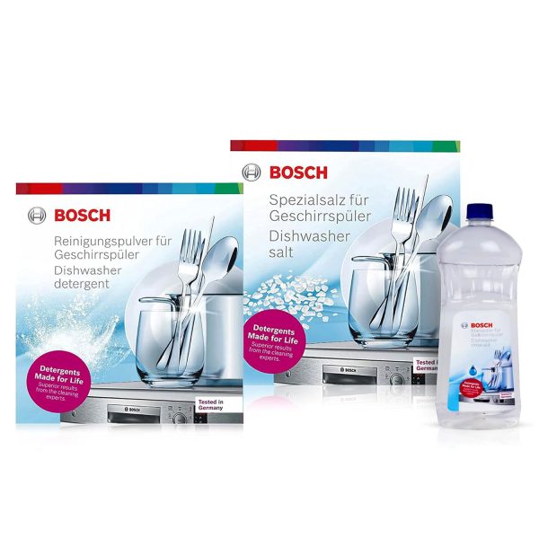 Bosch Dishwasher Essential Combo Pack Dishwasher - Detergent, Salt and Rinse Aid