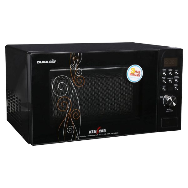 Kenstar 20 L Convection Microwave Oven, Combi function, Digital jog wheel and Auto Defrost, Black (KJ20CBG101)