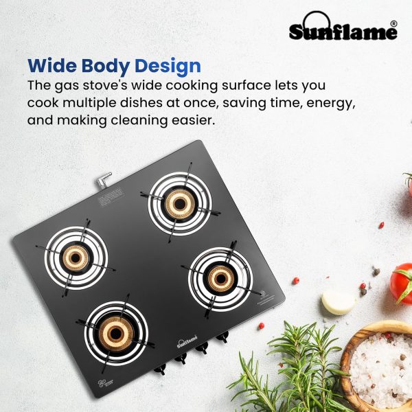 Sunflame ,LPG Stove GT Jumbo 4B DJ