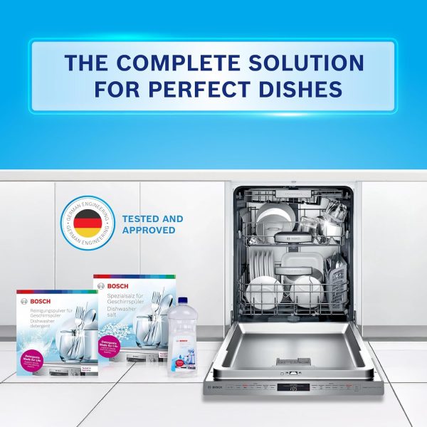 Bosch Dishwasher Essential Combo Pack Dishwasher - Detergent, Salt and Rinse Aid