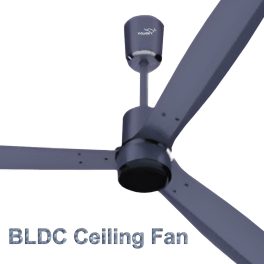 V-guard 1200MM BLDC Ceiling Fan with 370 RPM, Timer and Remote, Sapphire Blue, Airwiz Plus
