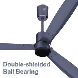 V-guard 1200MM BLDC Ceiling Fan with 370 RPM, Timer and Remote, Sapphire Blue, Airwiz Plus