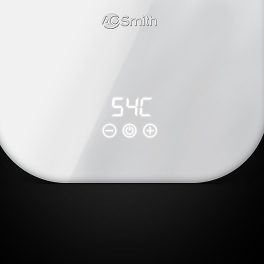 AO Smith 5.5KW Tank-less Instant Water Heater with Smart Display, Constant Hot Water, Superior Safety and Compact Design, White-Black, Zip