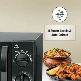 Kenstar Dura Chef 20 Litre 700W Solo Microwave Ovenwith 30 Min Timer (Black Color), KM20SSLN