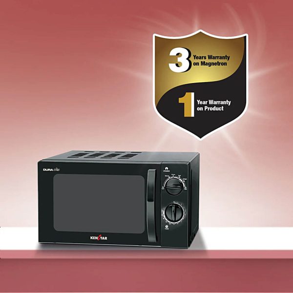 Kenstar Dura Chef 20 Litre 700W Solo Microwave Ovenwith 30 Min Timer (Black Color), KM20SSLN
