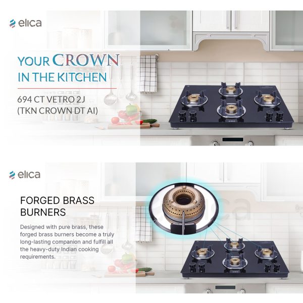 ELICA Cooktop Mat ONYX 694CT VETRO 2JBK