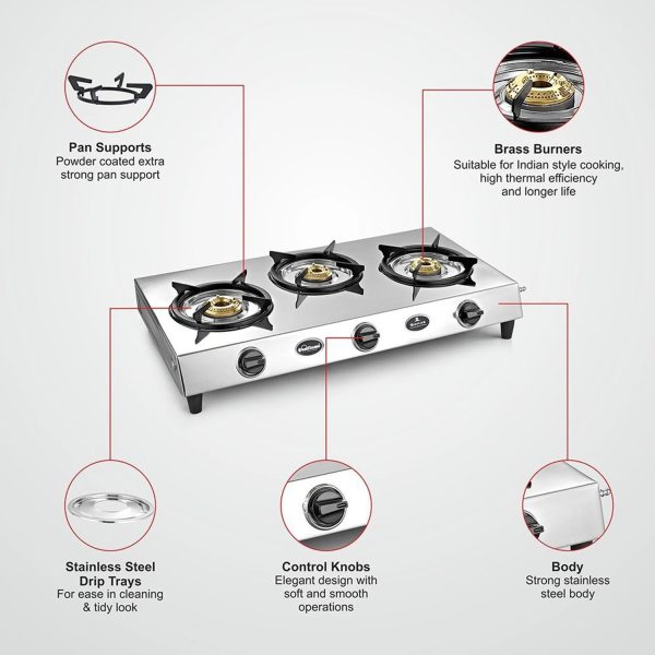 Sunflame LPG Stove BONUS 3B DX