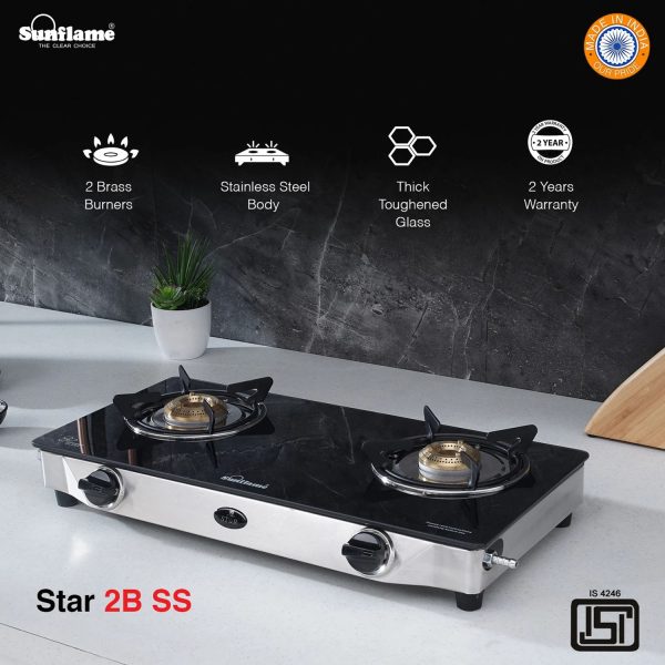 Sunflame, LPG Stove STAR 2B SS