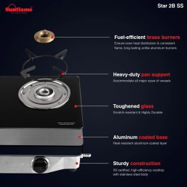 Sunflame, LPG Stove STAR 2B SS