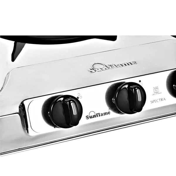 Sunflame LPG Stove Spectra DX 3 Brass Burner