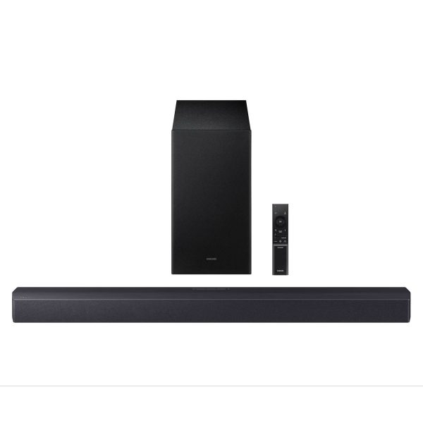 Samsung 2.1 Channel Dolby Digital Soundbar, Powerful Bass, Black, HW-B450XL