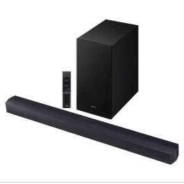 Samsung 2.1 Channel Dolby Digital Soundbar, Powerful Bass, Black, HW-B450XL