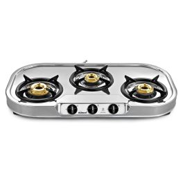 Sunflame LPG Stove Spectra DX 3 Brass Burner