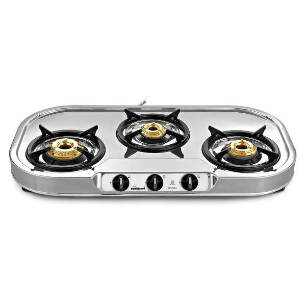 Sunflame LPG Stove Spectra DX 3 Brass Burner
