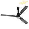 V-guard 1200MM BLDC Ceiling Fan with 370 RPM, Timer and Remote, Wooden Black, Airwiz Light