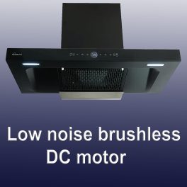Sunflame 60 cm Wall Mounted Chimney, Feather touch controls, Filterless-Auto sense technology, Black, CH FIORE 60 AC GC BLDC