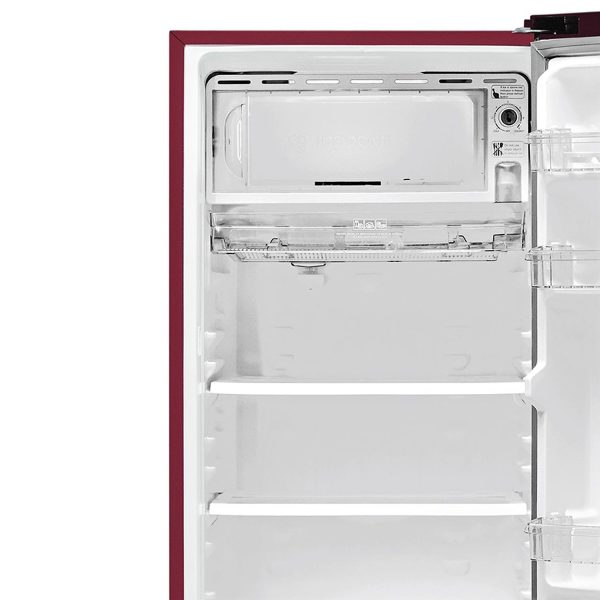Haier 190L 2 Star Direct Cool Single Door Refrigerator, Large Veg Box, Fast Ice Making, Longer Cooling Retention, Easy Clean Back, Red Voila, HRD-2102CRV-P