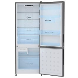 Haier 237L 2 Star Frost Free Bottom Mount Refrigerator Premium 8 In 1 Convertible Modes Bottom Freezer 200% Faster Ice Making in 49 Minutes, Mirror Glass, HRB-2872PMG-P