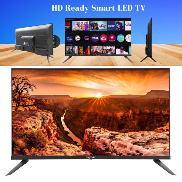 Wybor-Cloud Series, 80cm (32 Inch) frameless HD Ready Smart Android TV, Black, 32 MACHO 512