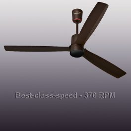 V-Guard 5 Star 1200 mm Premium High Speed Ceiling Fan, 6W LED Under Light (48") 370 RPM with 3 Year Warranty BLDC Motor with Remote, Airwiz Plus