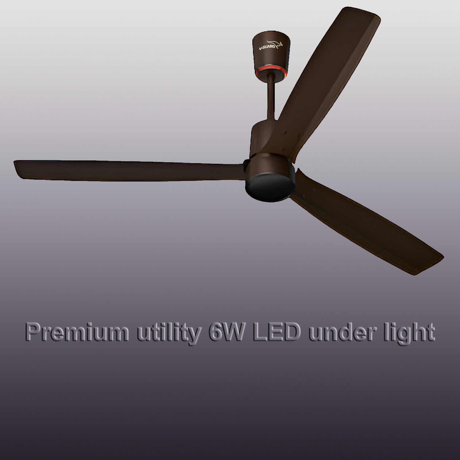 V-Guard 5 Star 1200 mm Premium High Speed Ceiling Fan, 6W LED Under Light (48″) 370 RPM with 3 Year Warranty BLDC Motor with Remote, Airwiz Plus V-Guard 5 Star 1200 mm Premium High Speed Ceiling Fan, 6W LED Under Light (48") 370 RPM with 3 Year Warranty BLDC Motor with Remote, Airwiz Plus