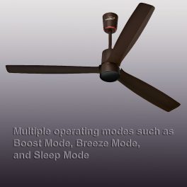V-Guard 5 Star 1200 mm Premium High Speed Ceiling Fan, 6W LED Under Light (48") 370 RPM with 3 Year Warranty BLDC Motor with Remote, Airwiz Plus