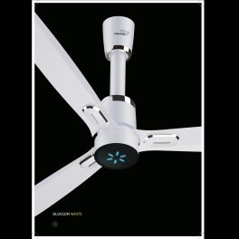 V-Guard 5 Star 1200 mm Premium High Speed Ceiling Fan, (48) 370 RPM with 3 Year Warranty BLDC Motor with Remote, Blossom White, Airwiz Prime