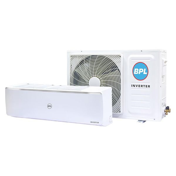 BPL 1Ton 3 Star Inverter Split AC, Copper, 6-in-1 Expandable with Blue Fin Coating, PM 0.3 Air Filter, UV protection, White, BAS-I12CSSM