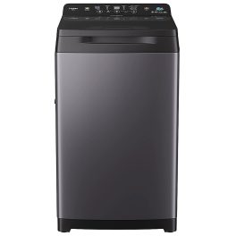 Haier 5 Star 8 Kg Fully Automatic Top Load Washing, 8 Wash Program, Oceanus Wave Drum, Toughened glass, Softfall Technology, Dual Magic Filter, Dark Jade Silver, HWM80-688S8