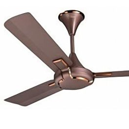 V-Guard  400RPM 1200mm Ceiling Fan with 3 Year Warranty Silent Operation, Elegance Brown, GLADO PRIME VX