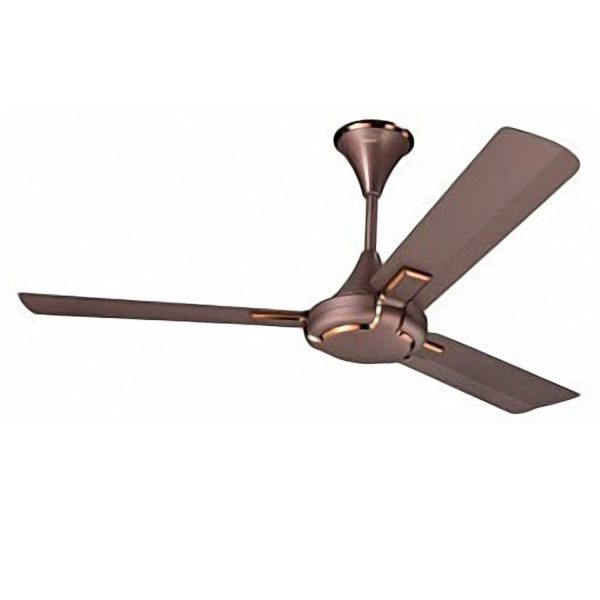 V-Guard  400RPM 1200mm Ceiling Fan with 3 Year Warranty Silent Operation, Elegance Brown, GLADO PRIME VX